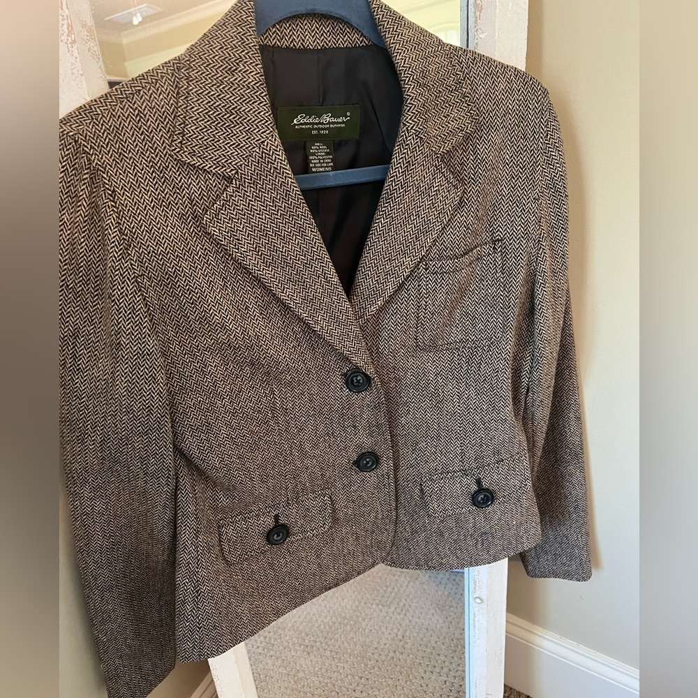 Eddie Bauer Tweed woman’s jacket- small